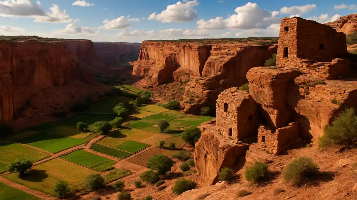 Journey Through Dinetah: Discover the Mystical Connection of the Navajo to Canyon de Chelly's Ancient Ruins and Modern Farmlands