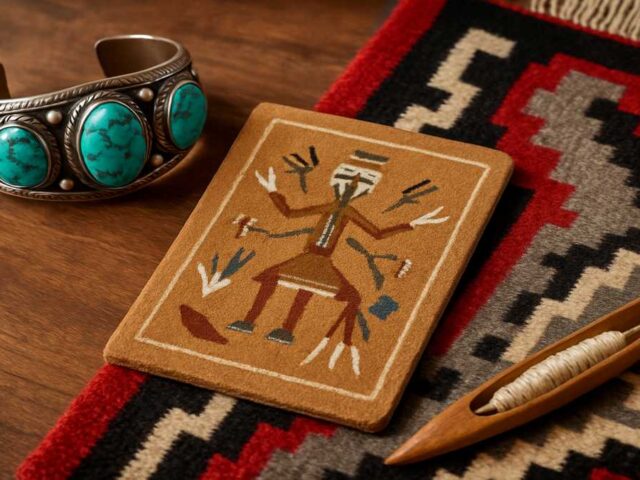 Discover the Timeless Beauty of Navajo Craftsmanship: Unveiling the Art of Silver, Sand, and Loom Traditions