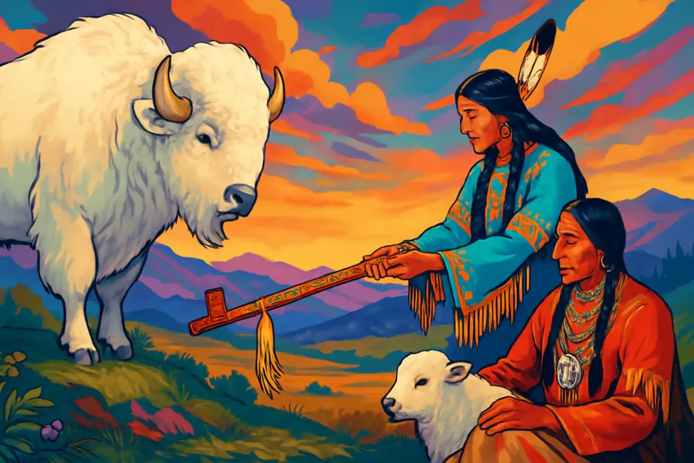 The White Buffalo Calf Pipe.