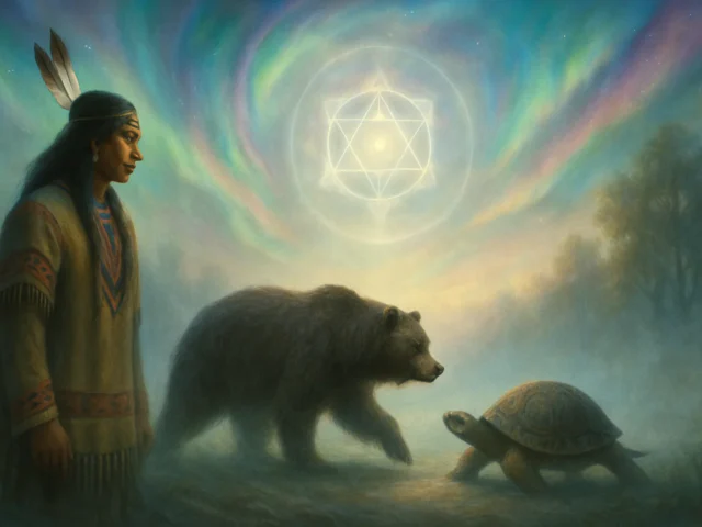 Turtle’s race with Bear – An Iroquois Legend.