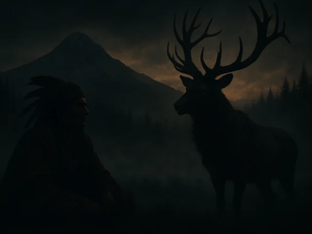 Whispers of the Majestic Elk: A Tale from the Shadow of Mount Hood
